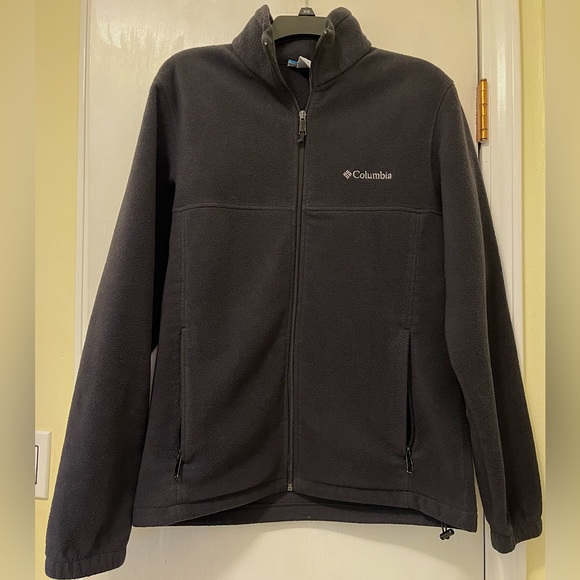 Columbia Other - Columbia Men’s Full Zip Fleece Jacket Black Sweatshirt Size Med